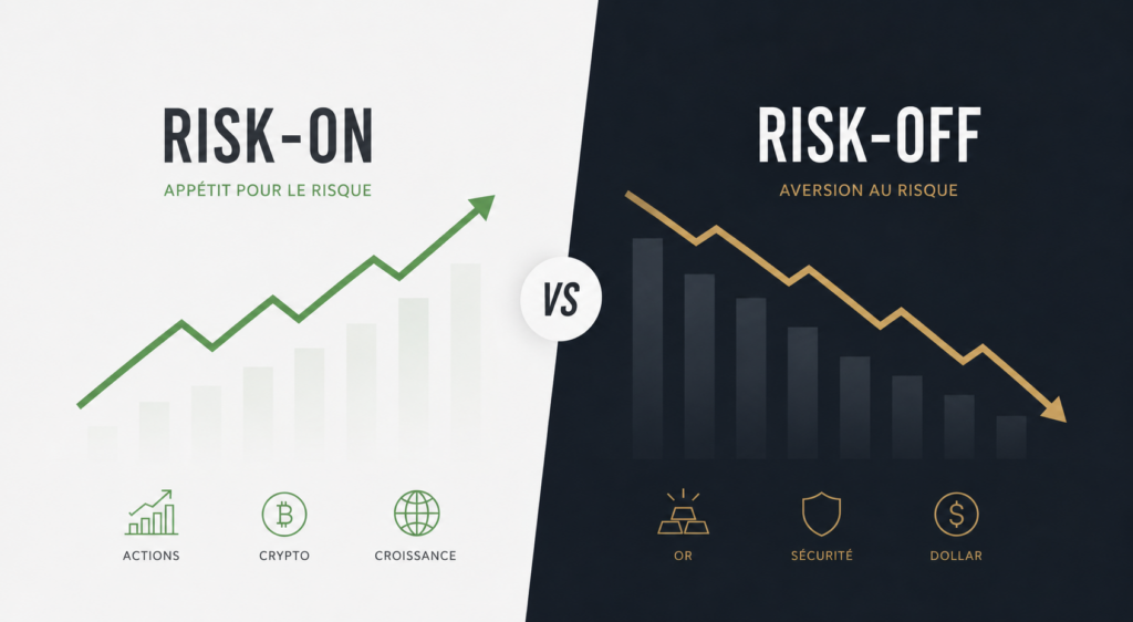 Qu’est-ce qu’un marché risk-on ou risk-off ? riskoffriskonmo